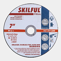 SKILFUL PRO SERIES - 4.5"/5"/7"9" Universal Cutting Wheels, For Stainless Steel 3,0mm